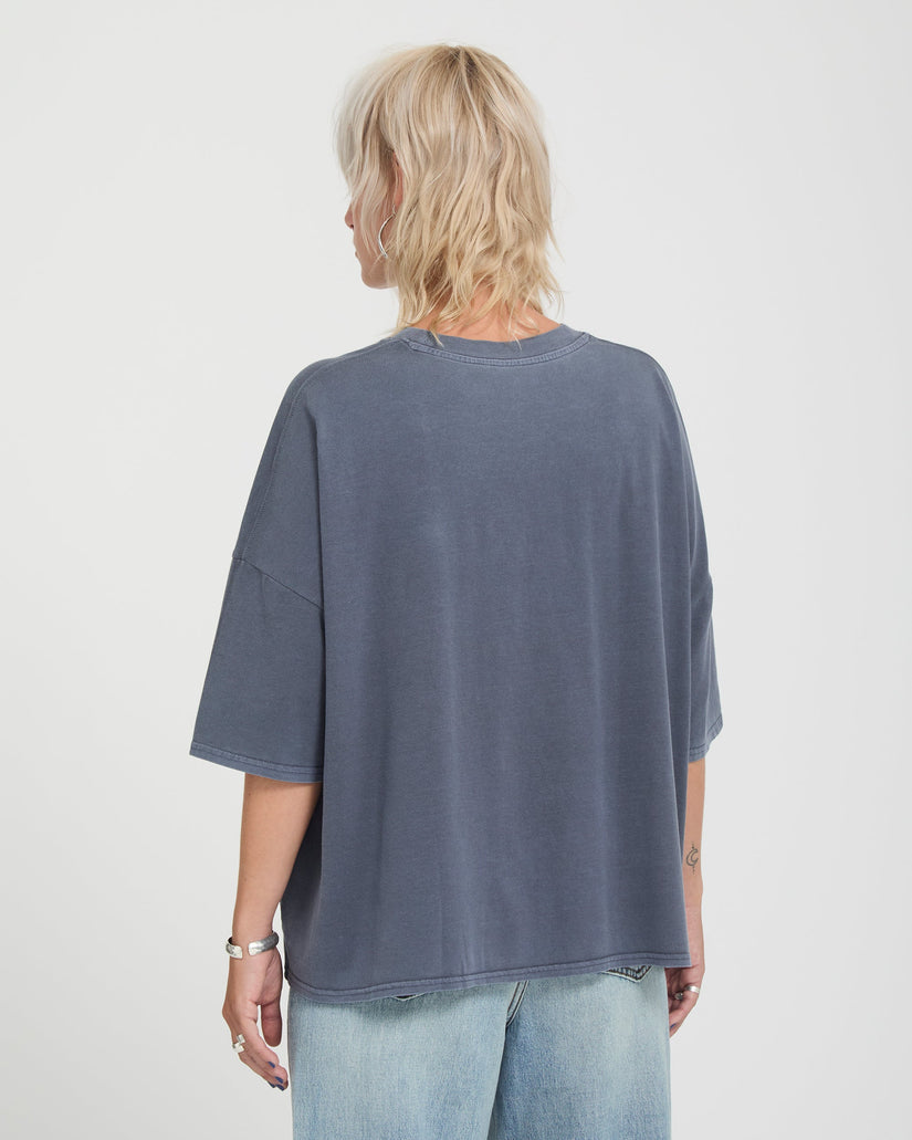 Volcom Womens Sto'N T-Shirt - Storm Blue
