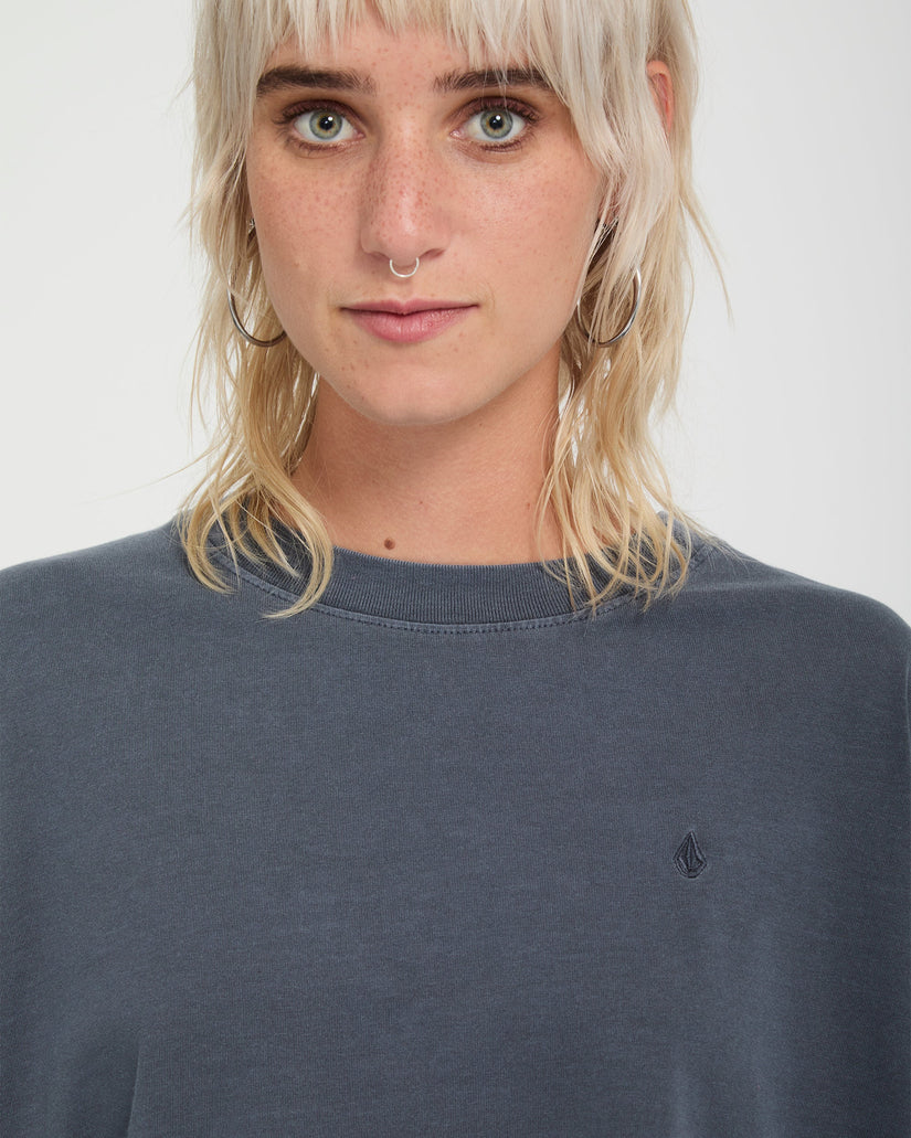 Volcom Womens Sto'N T-Shirt - Storm Blue