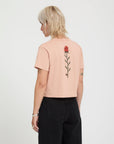 Volcom Womens Dial Crop T-Shirt - Misty Rose