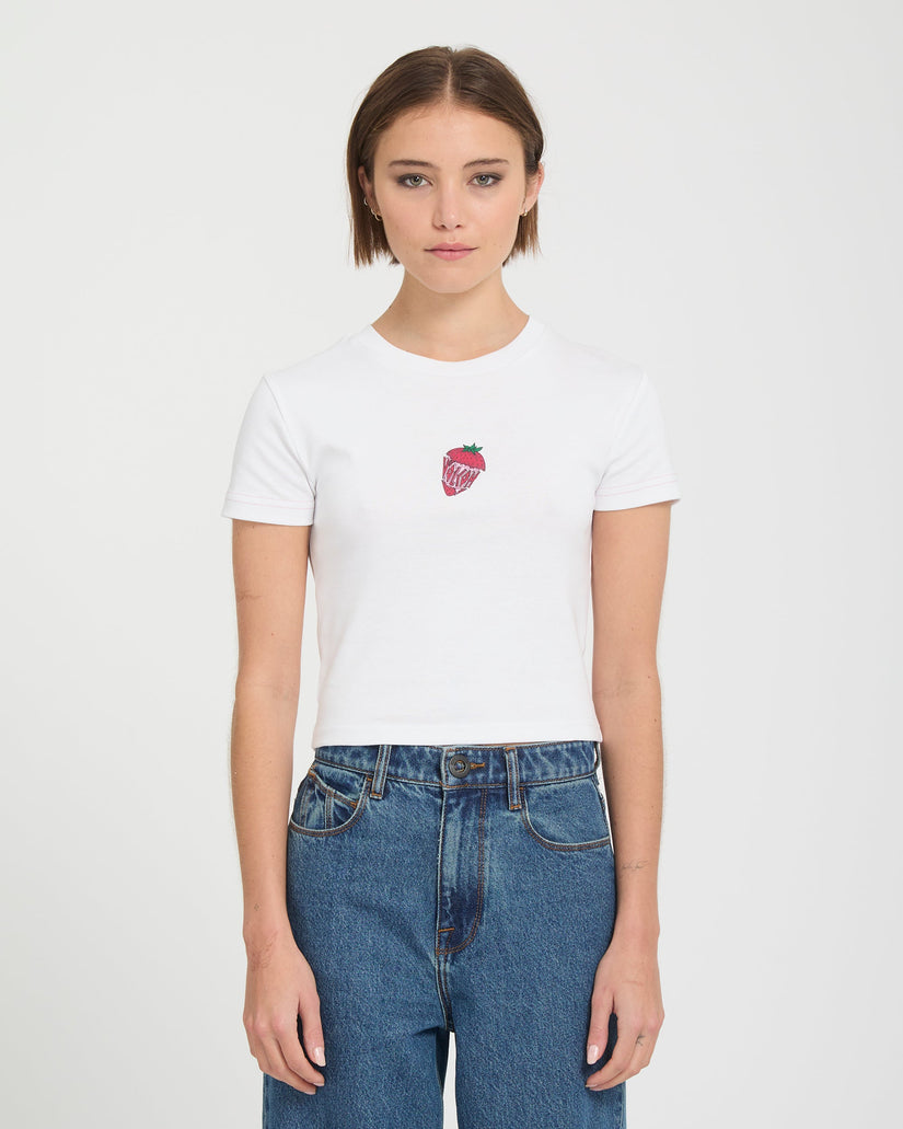 Volcom Womens Eyeson T-Shirt - White