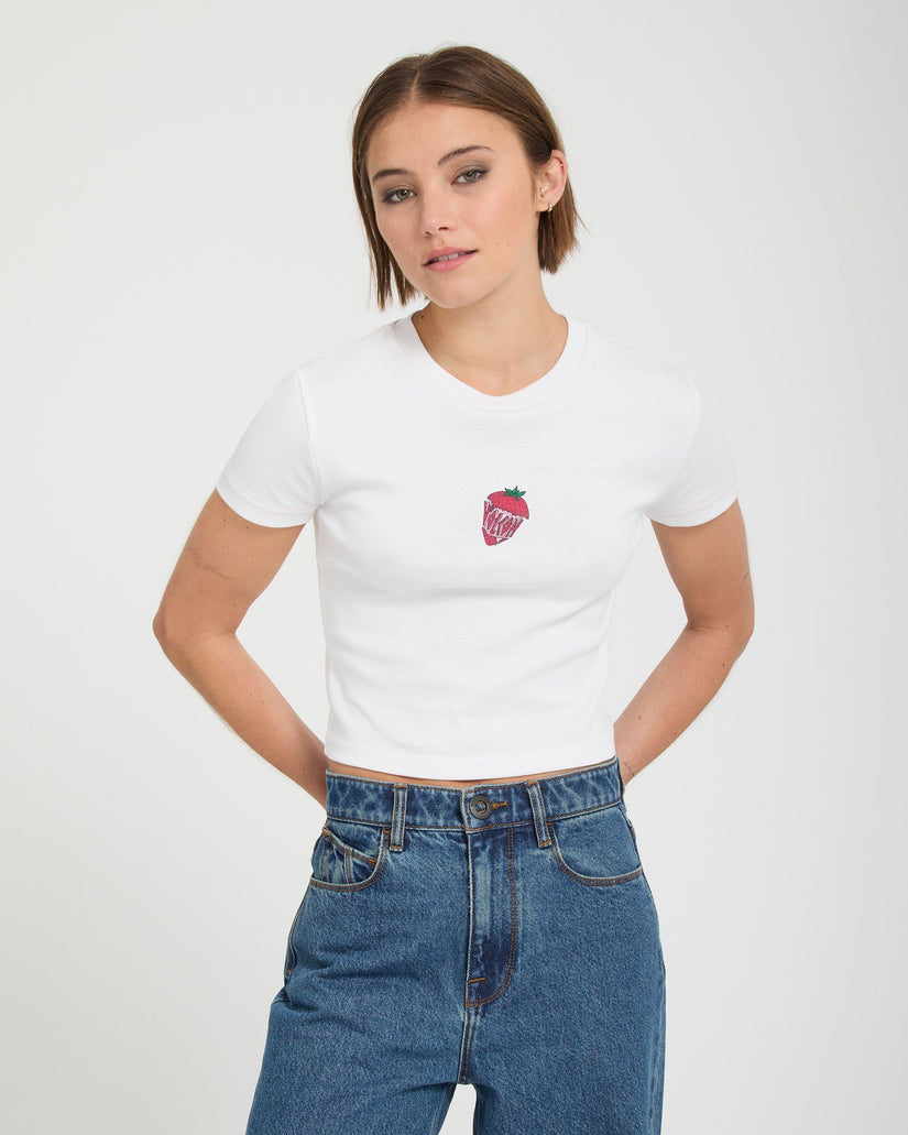 Volcom Womens Eyeson T-Shirt - White