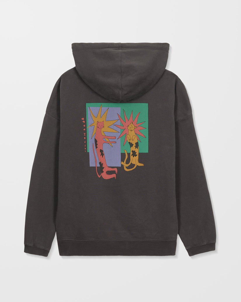 Volcom Womens Radical Daze Hoodie - Black - ManGo Surfing