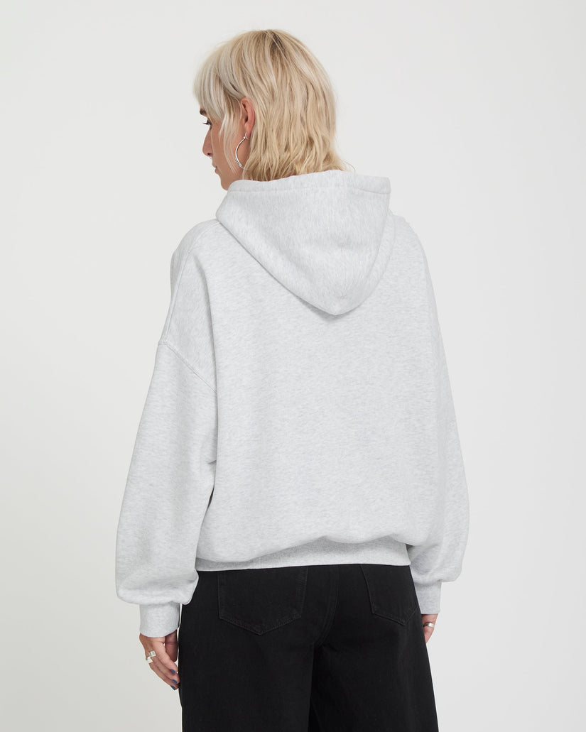 Volcom Womens Eyeson Hoodie - Bone Heather