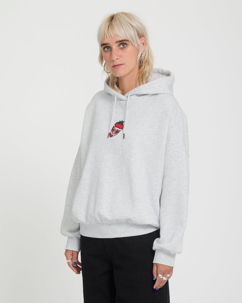 Volcom Womens Eyeson Hoodie - Bone Heather