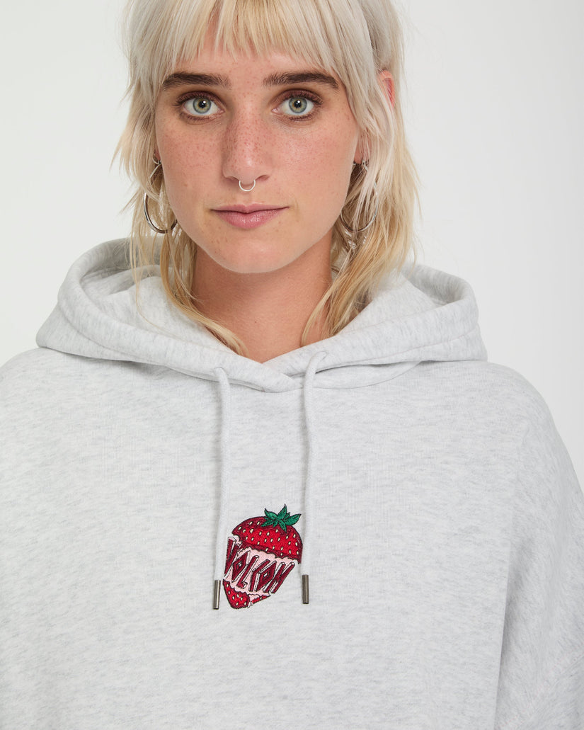 Volcom Womens Eyeson Hoodie - Bone Heather
