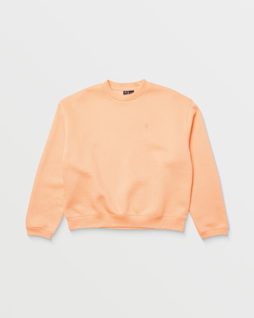 Volcom Womens Stone Heart Up Sweatshirt - Peach - ManGo Surfing