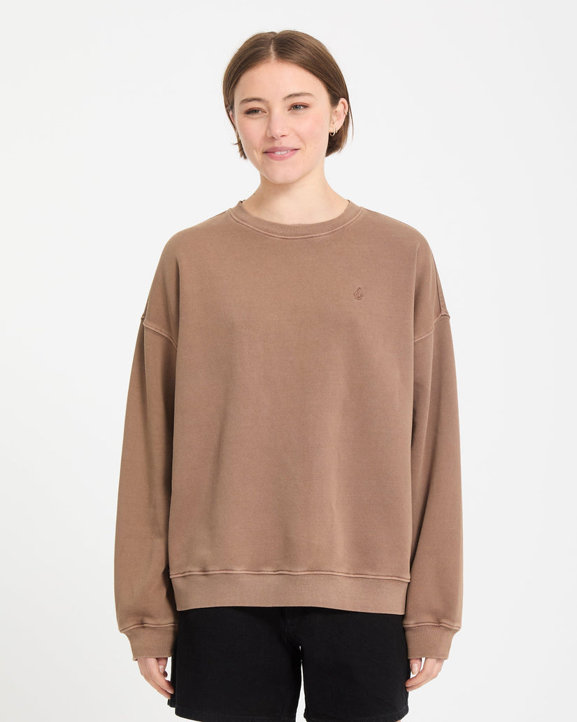 Volcom Womens Stone Soft Sweater - Pale Khaki