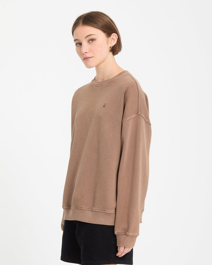 Volcom Womens Stone Soft Sweater - Pale Khaki