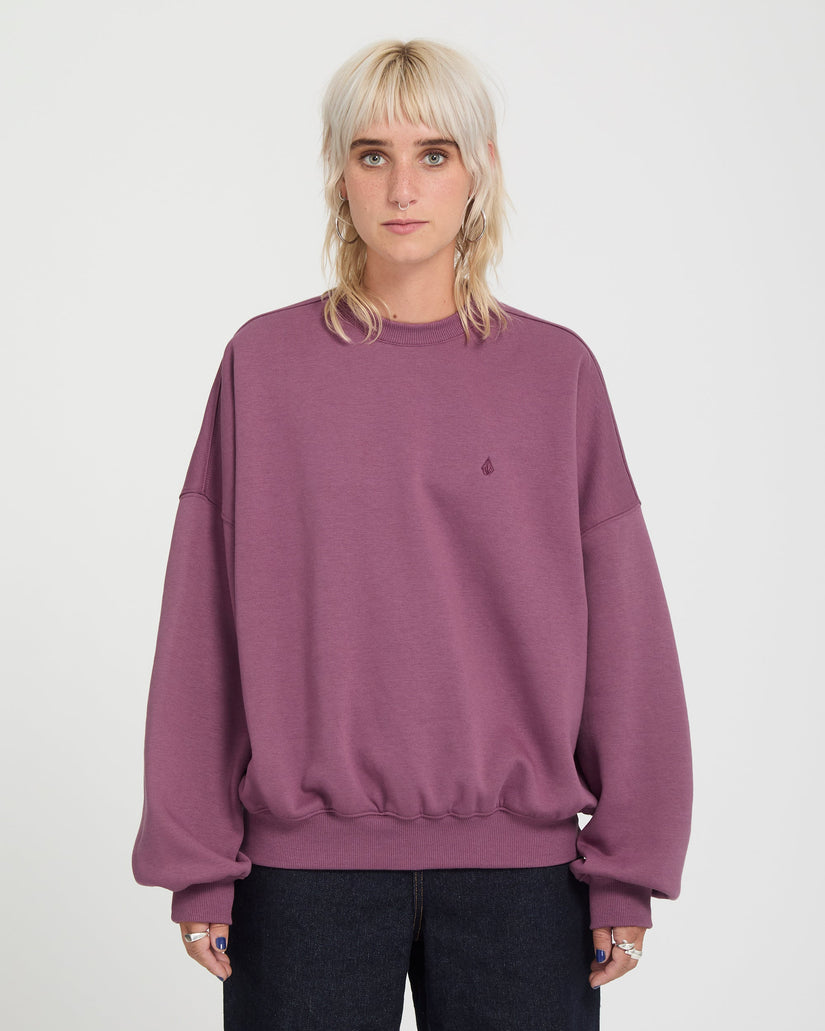 Volcom Womens Sto'N Sweatshirt - Orchid
