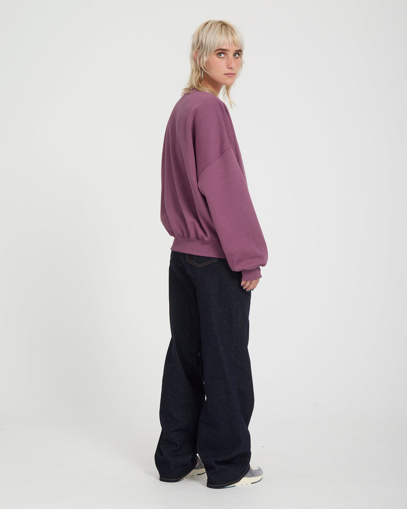 Volcom Womens Sto'N Sweatshirt - Orchid