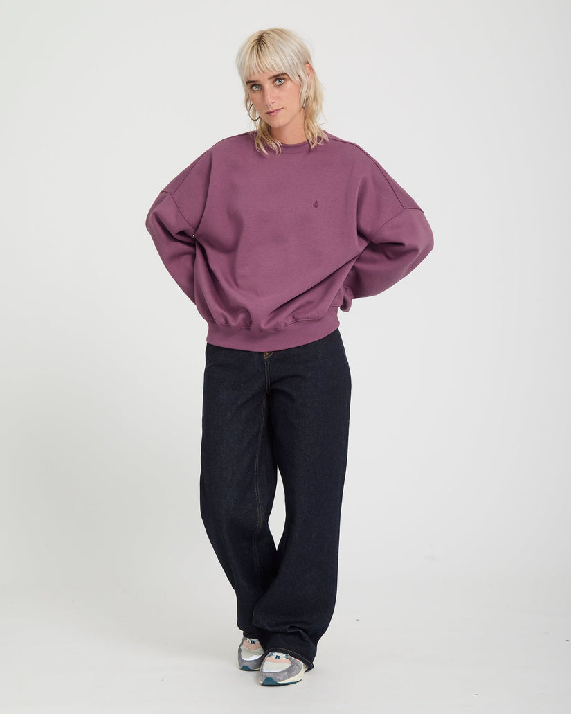 Volcom Womens Sto'N Sweatshirt - Orchid