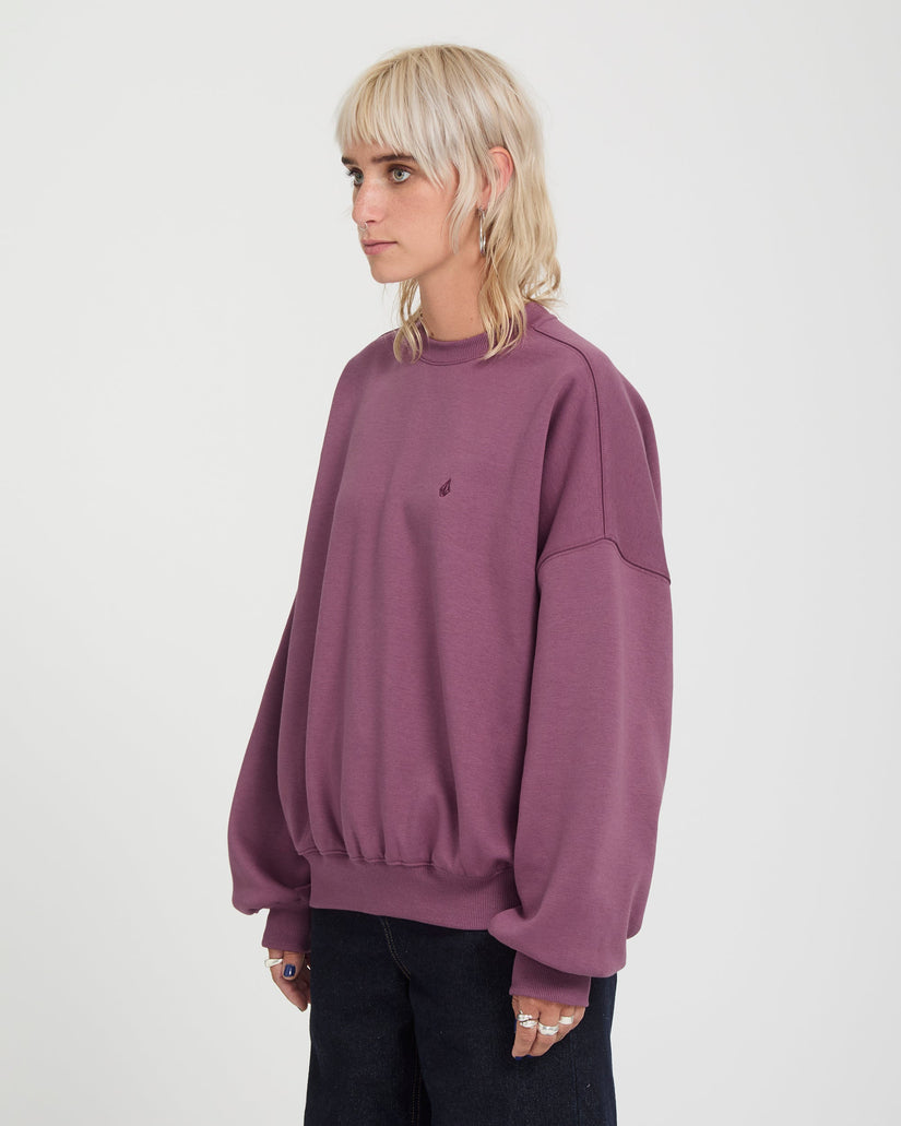 Volcom Womens Sto'N Sweatshirt - Orchid