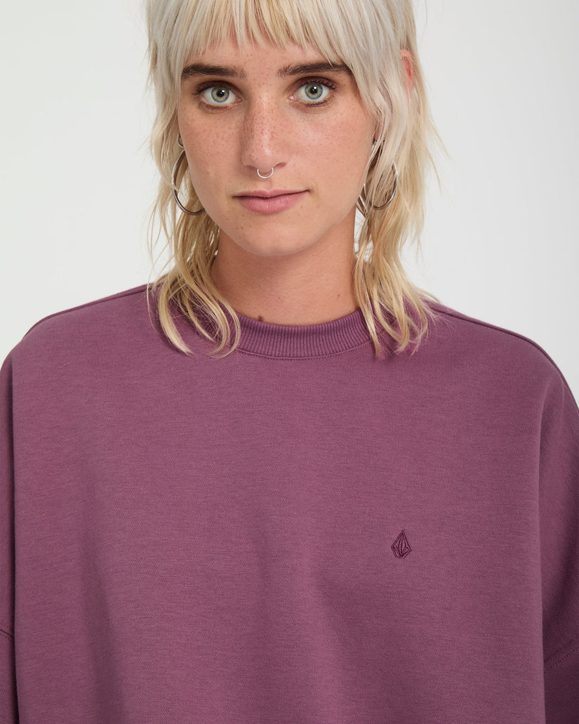 Volcom Womens Sto'N Sweatshirt - Orchid