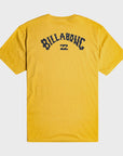 Billabong Mens Arch Wave T-Shirt - Gold