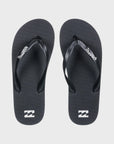 Billabong Mens Tides Slice Flip Flops - Black