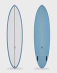 Aloha Twin Pin PU PVCP Surfboard (FCSII) - Blue