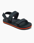 Reef Boys Little Ahi convertible Sandals - Black Orange - ManGo Surfing