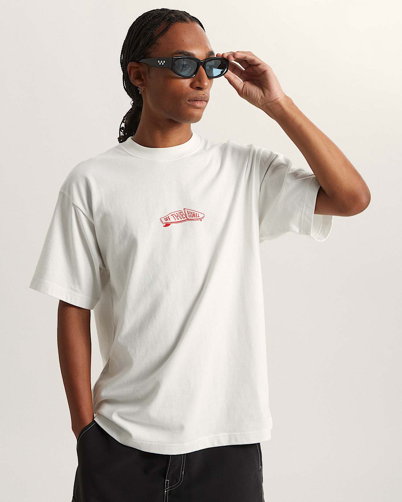 Vans Mens Buckled Short Sleeve T-Shirt - White