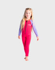 C-Skins C-KID Baby Steamer Wetsuit - Coral/Lilac/Bright Coral - ManGo Surfing