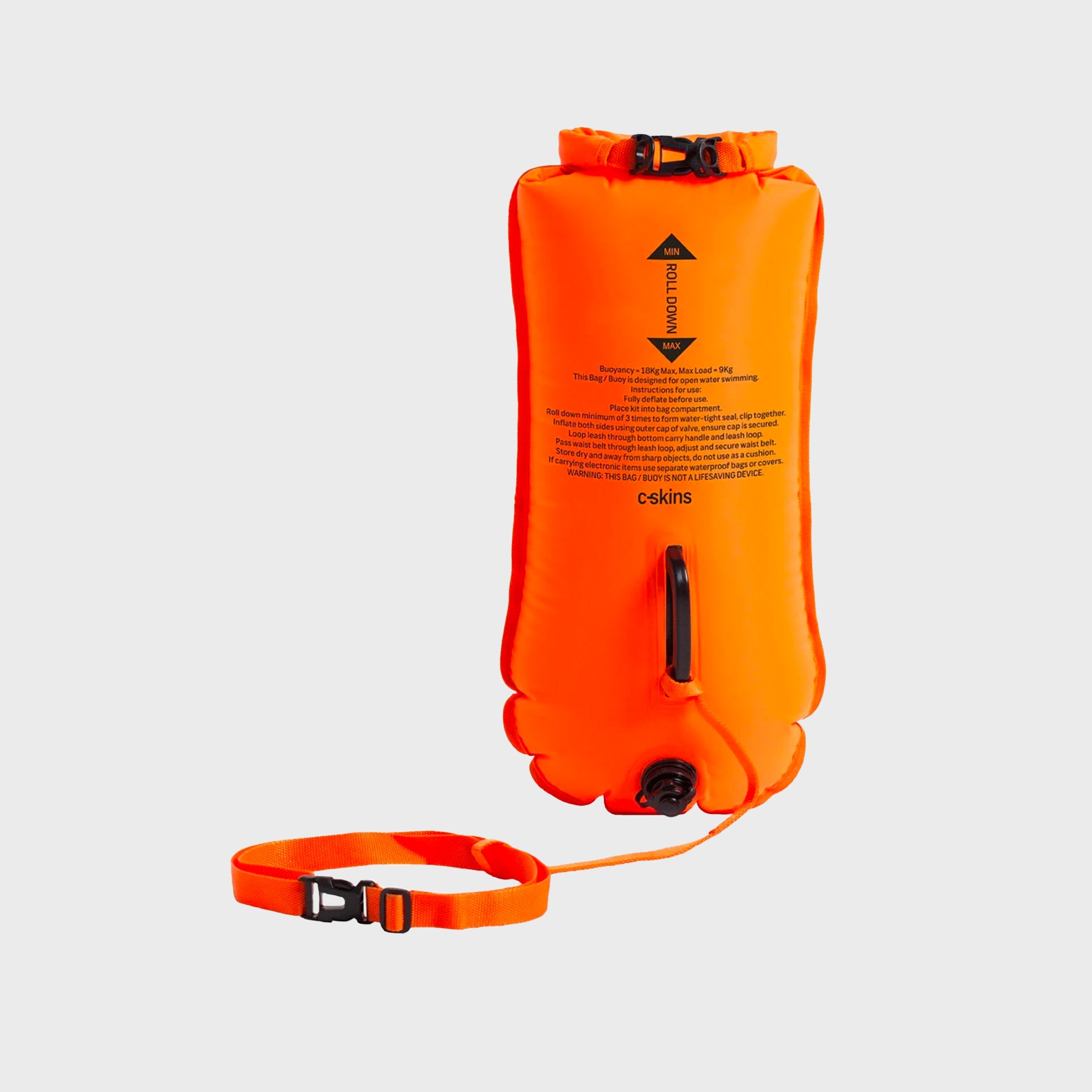 C-Skins Swim Research Swim Buoy Dry Bag - Orange - ManGo Surfing