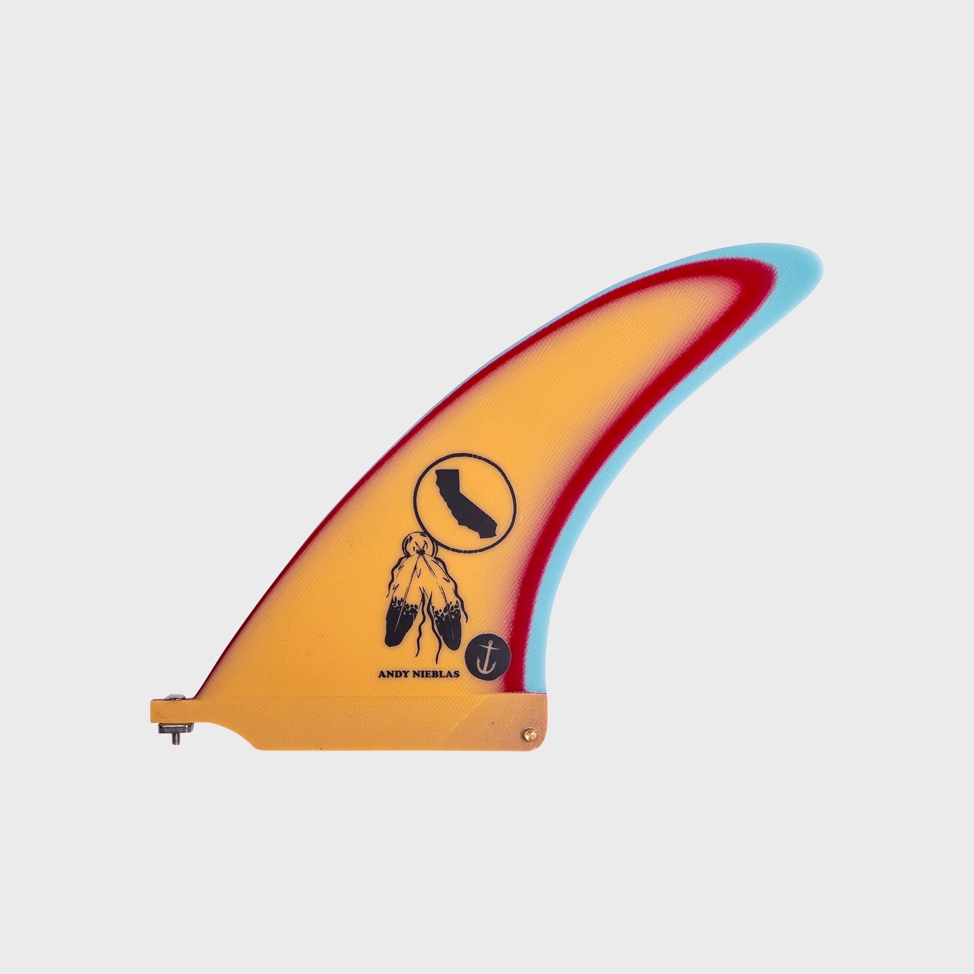 Captain Fin Andy Nieblas Longboard Mid Length Fin - 7.5" - Natural - ManGo Surfing