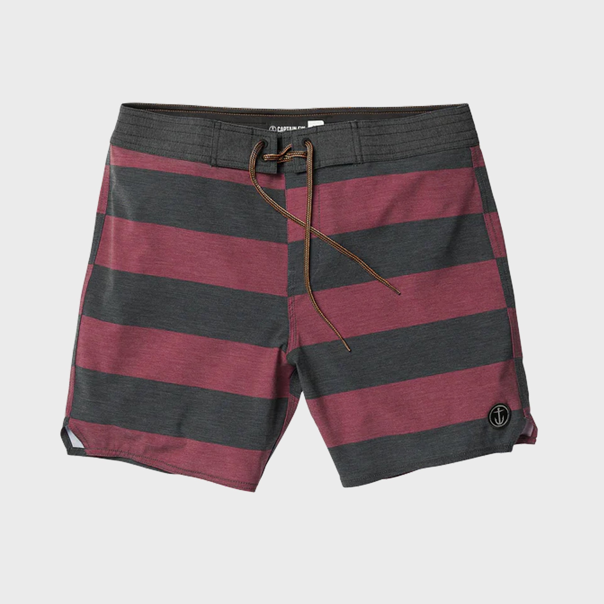 Captain Fin Mens Capt Voyager Rings Boardshorts - Wine - ManGo Surfing