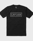 Captain Fin Mens Naval T-Shirt - Black - ManGo Surfing