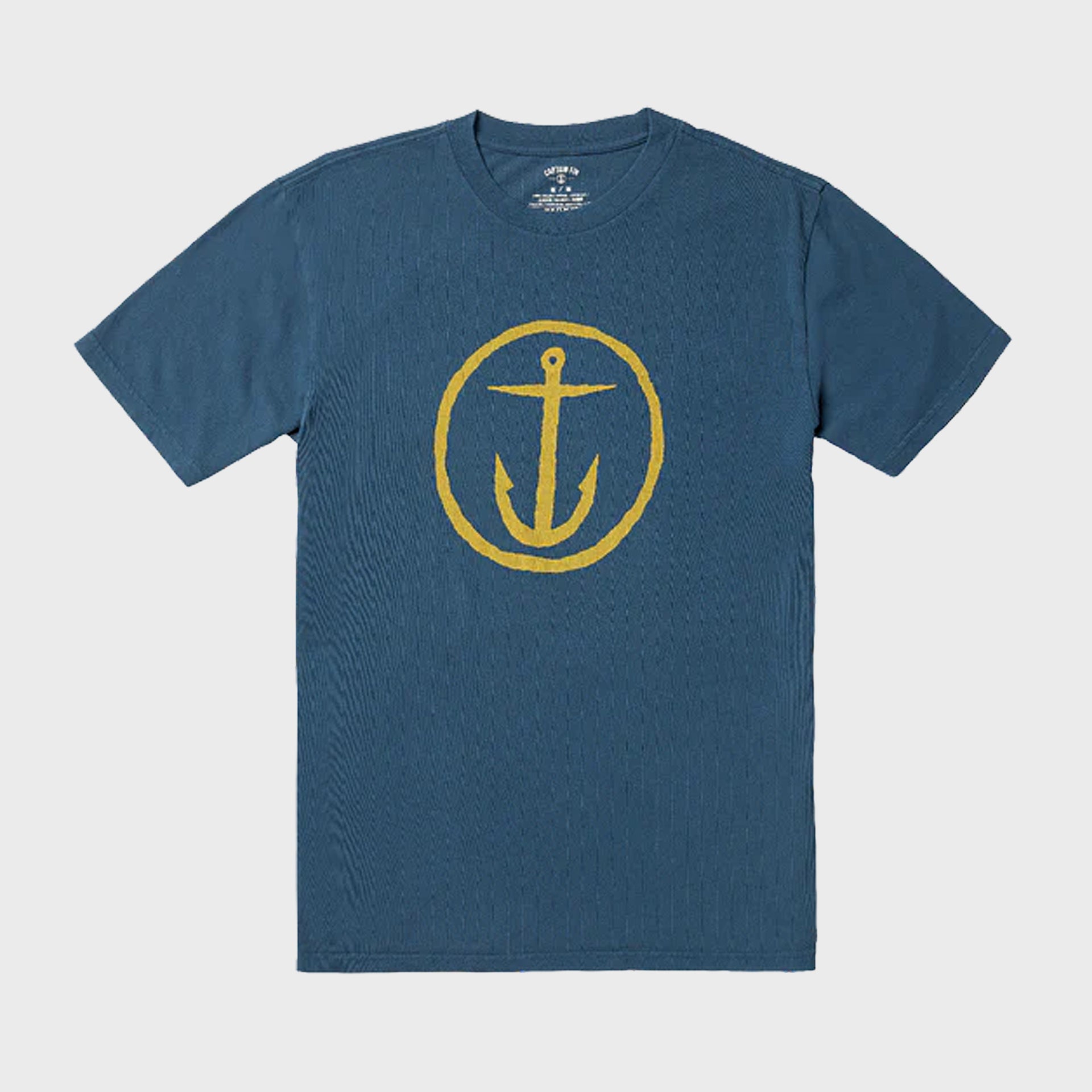 Captain Fin Mens OG Logo T-Shirt - Dark Navy - ManGo Surfing