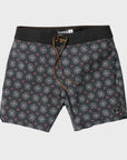 Captain Fin Mens Voyager Paisley Boardshorts- Black - ManGo Surfing