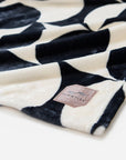 Slowtide Caster Plush Throw Blanket - Black
