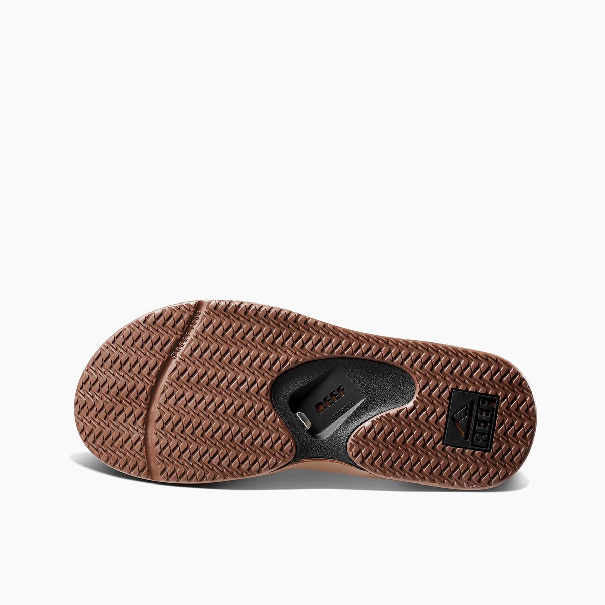 Reef Mens Fanning Sandals - Black and Tan - ManGo Surfing