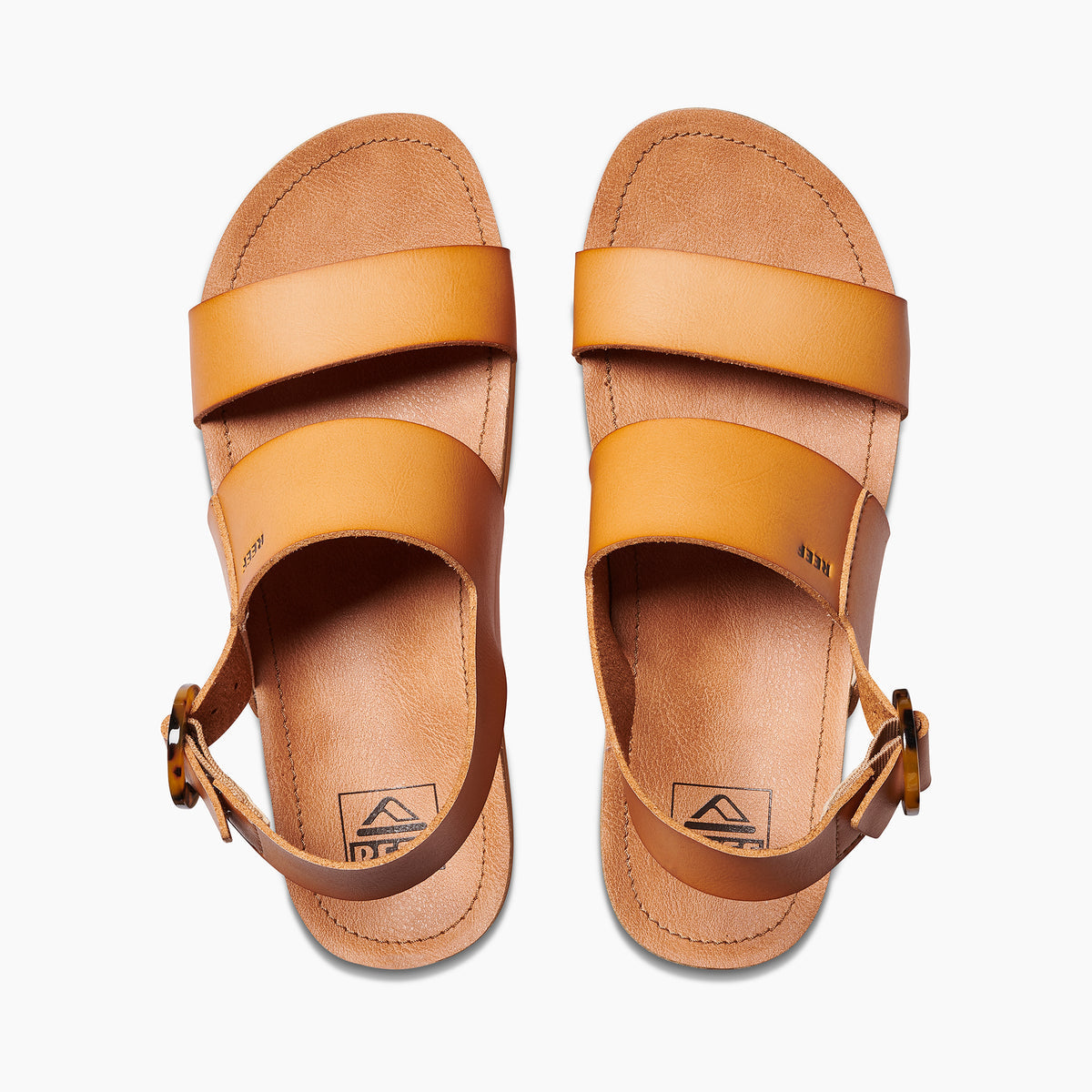 Reef Womens Vista Hi Buckle Sandals - Natural