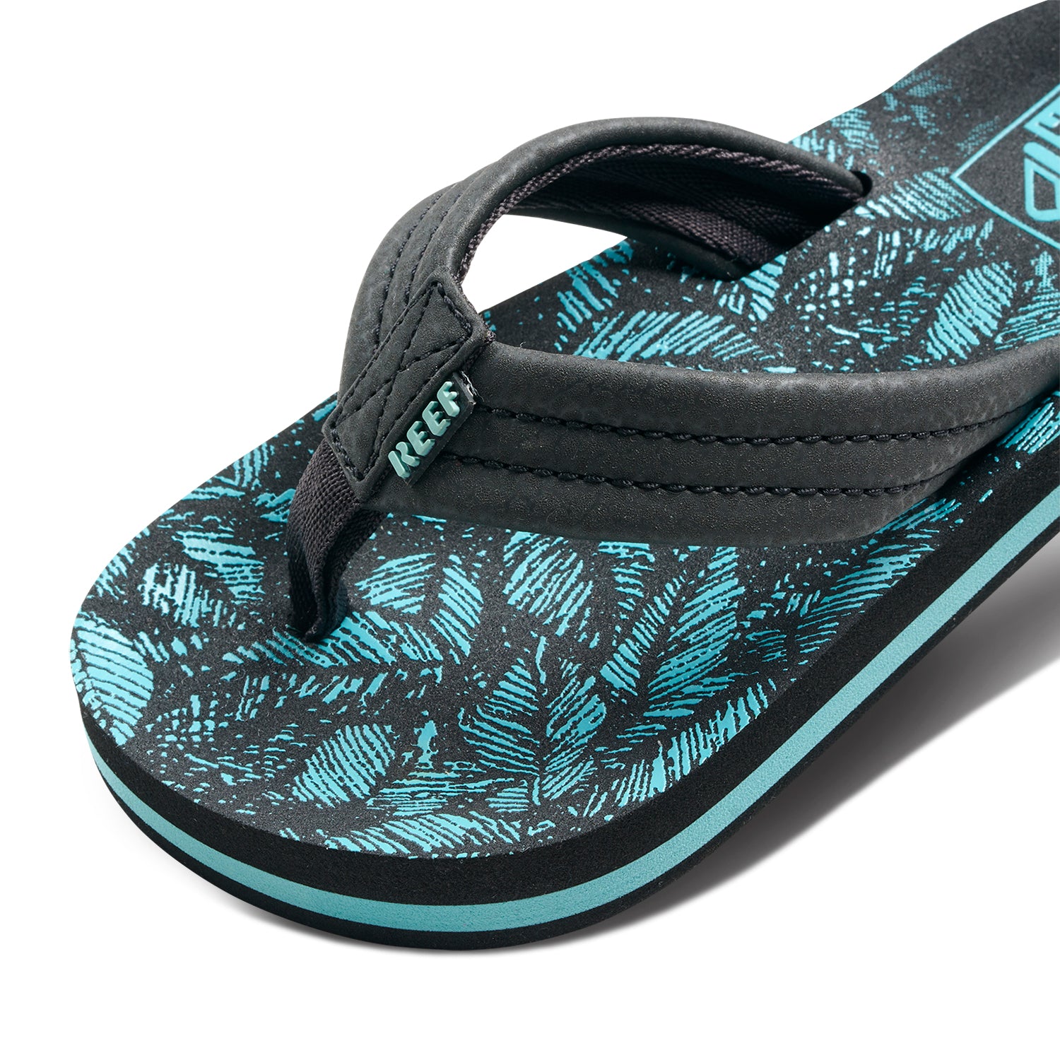 Reef Kids Ahi Flip Flops - Aquifer Palm - ManGo Surfing