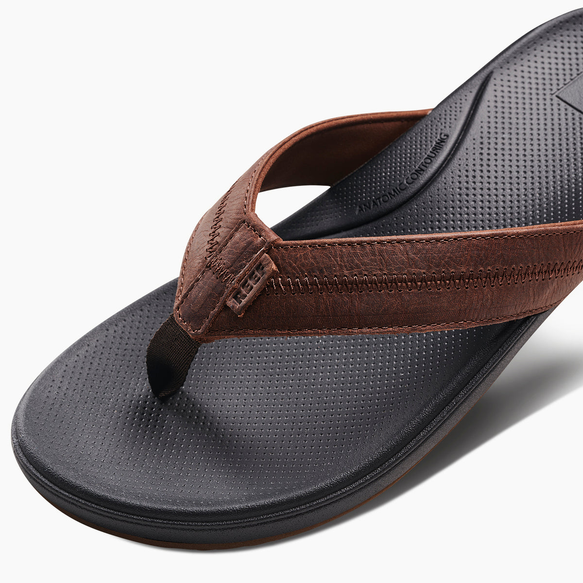 Reef Mens Cushion Phantom 2.0 Leather - Brown/Black - ManGo Surfing