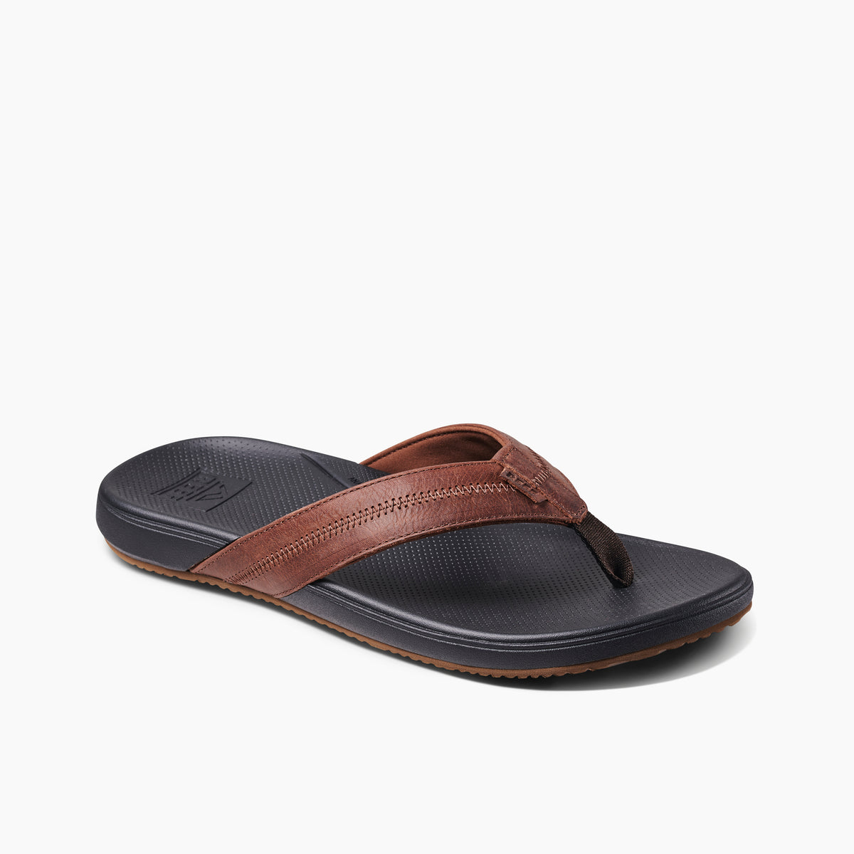 Reef Mens Cushion Phantom 2.0 Leather - Brown/Black - ManGo Surfing