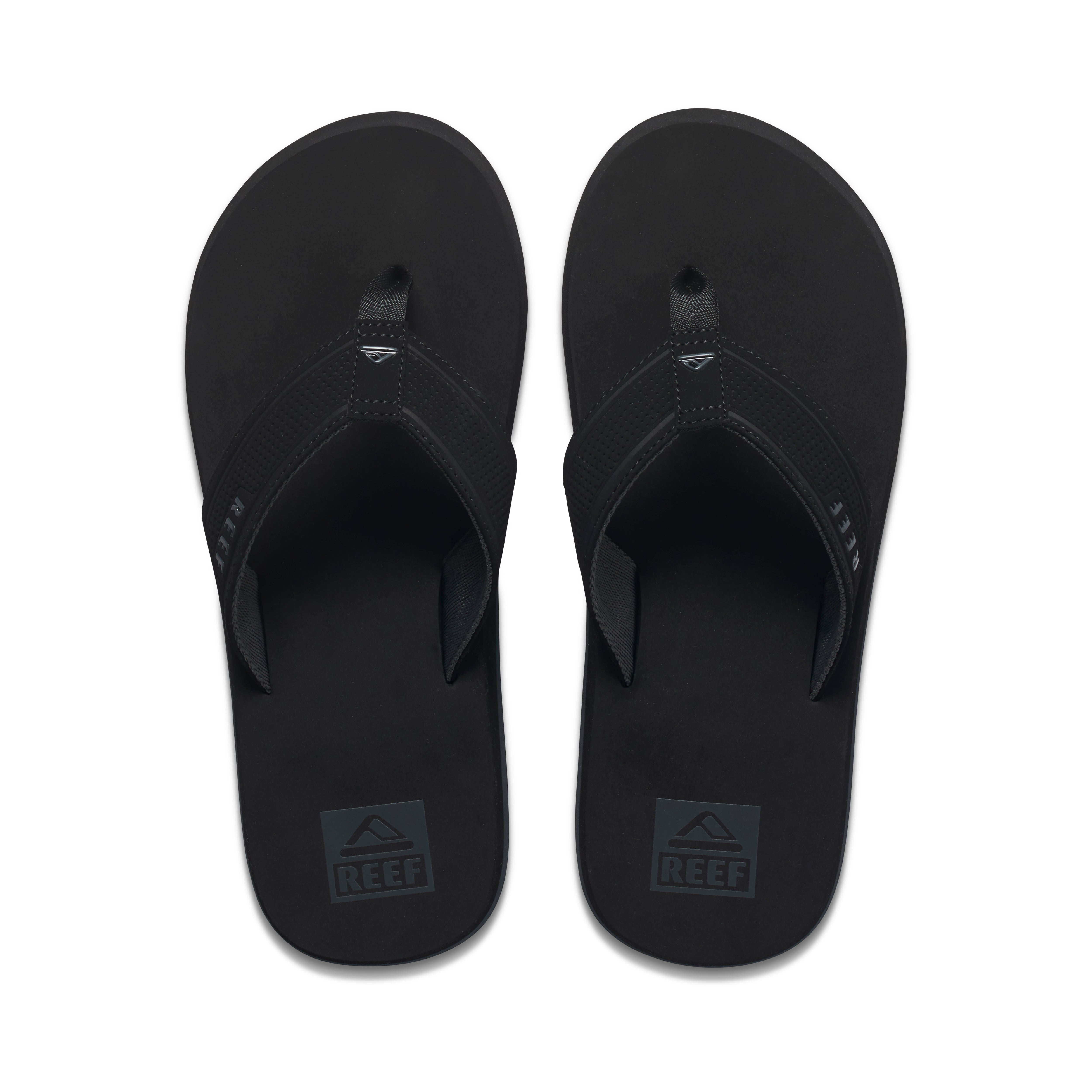 Reef Mens The Layback Flip Flops - Black - ManGo Surfing