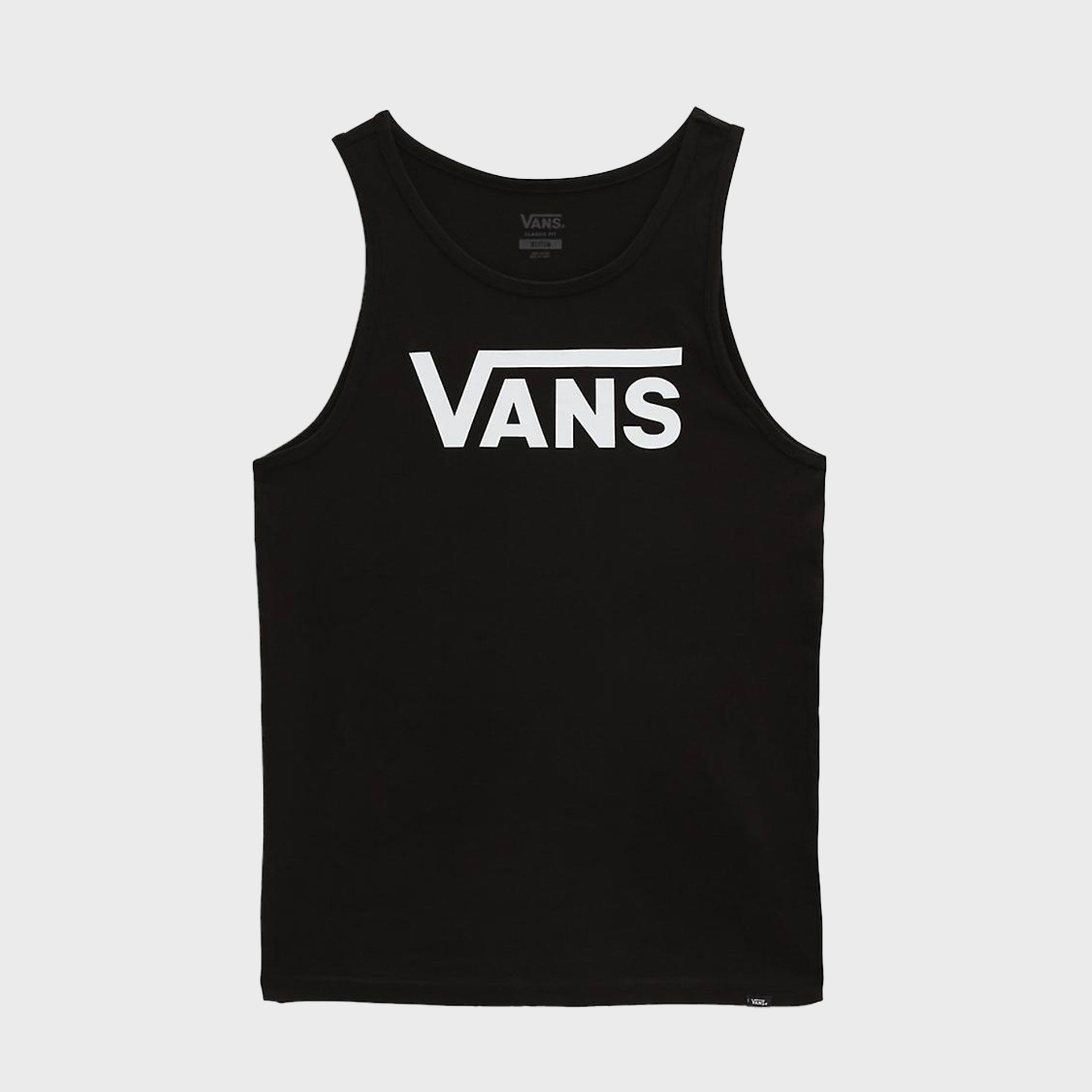 Classic Tank T-Shirt - Mens Vest Top - Black/White - ManGo Surfing