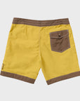 Captain Fin Mens Ads Free Gram 18" Boardshorts - Mineral Yellow - ManGo Surfing