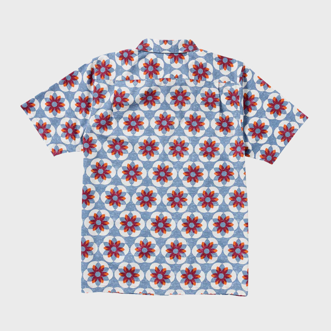 Captain Fin Mens Captains Print Pack Short Sleeve Shirt - Cobalt Blue - ManGo Surfing