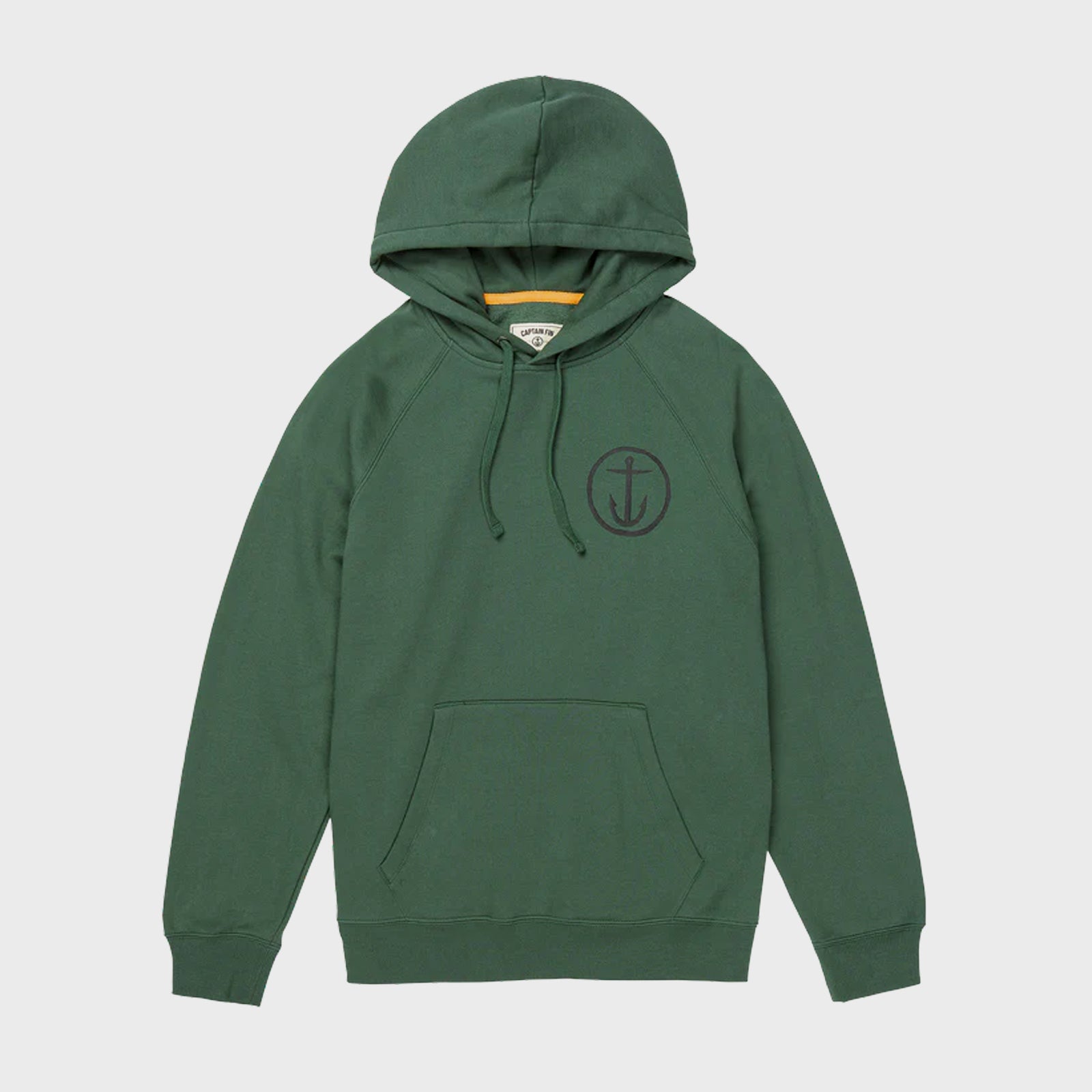 Captain Fin Men's Shweaty Anchor Pullover Hoodie - Cilantro Green - ManGo Surfing