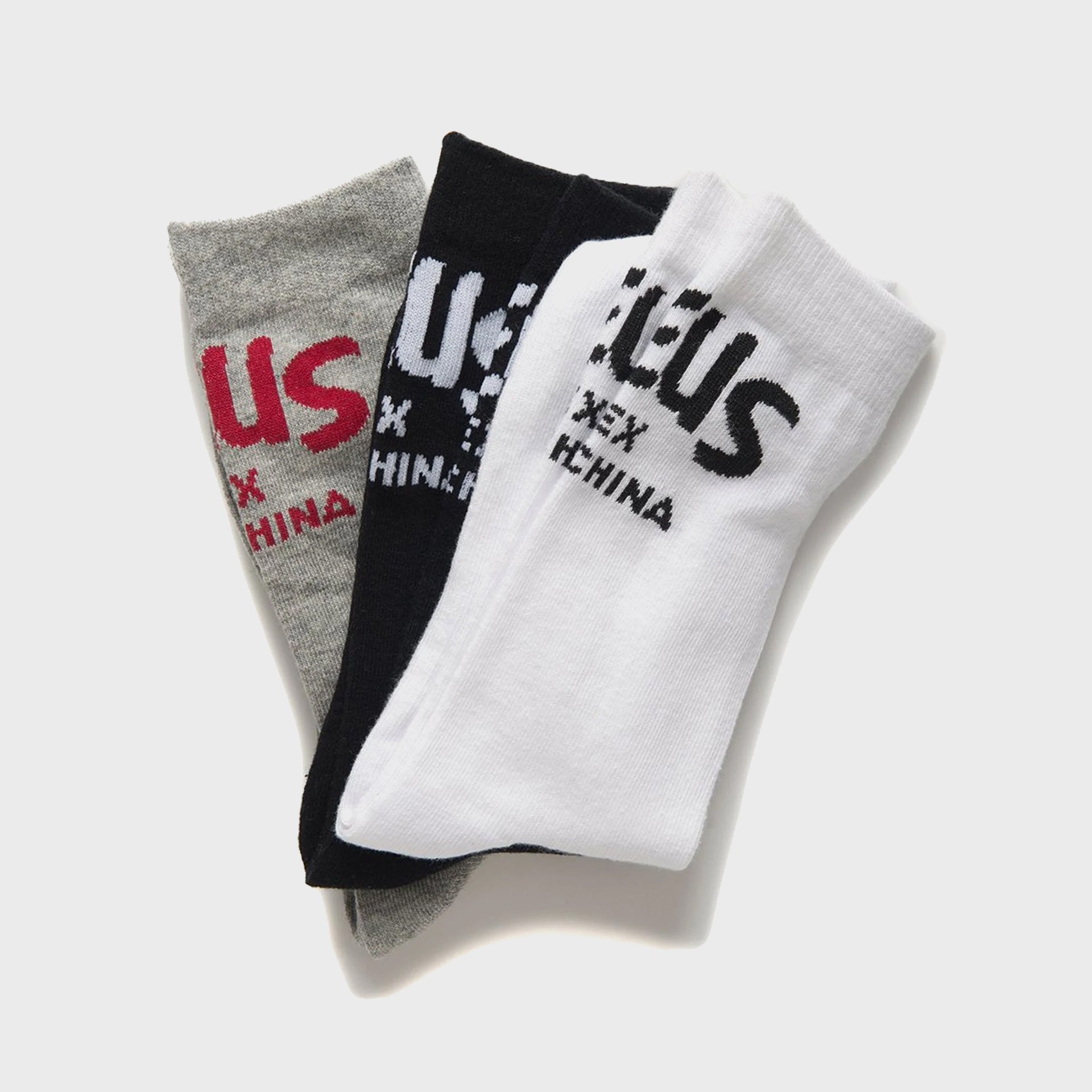 Curvy Socks (3 Pack) - One Size - Multi - ManGo Surfing