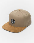 Volcom Mens Quarter Twill Cap - One Size - Teak