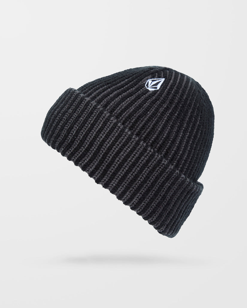 Volcom Mens Full Stone Cuff Beanie - One Size - Pewter - ManGo Surfing