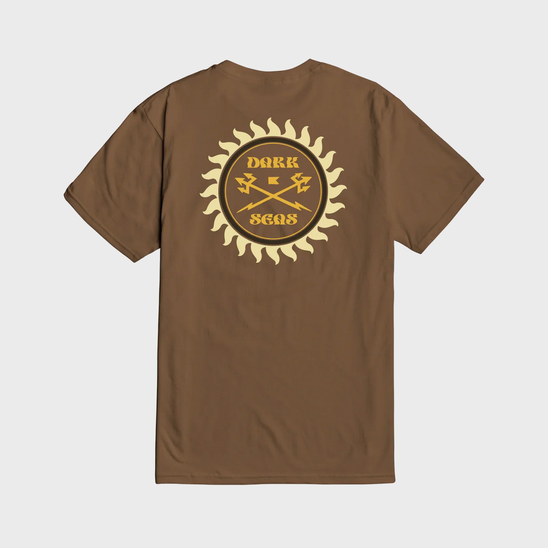 Dark Seas Mens Sunburn T-shirt - Coyote Brown - ManGo Surfing