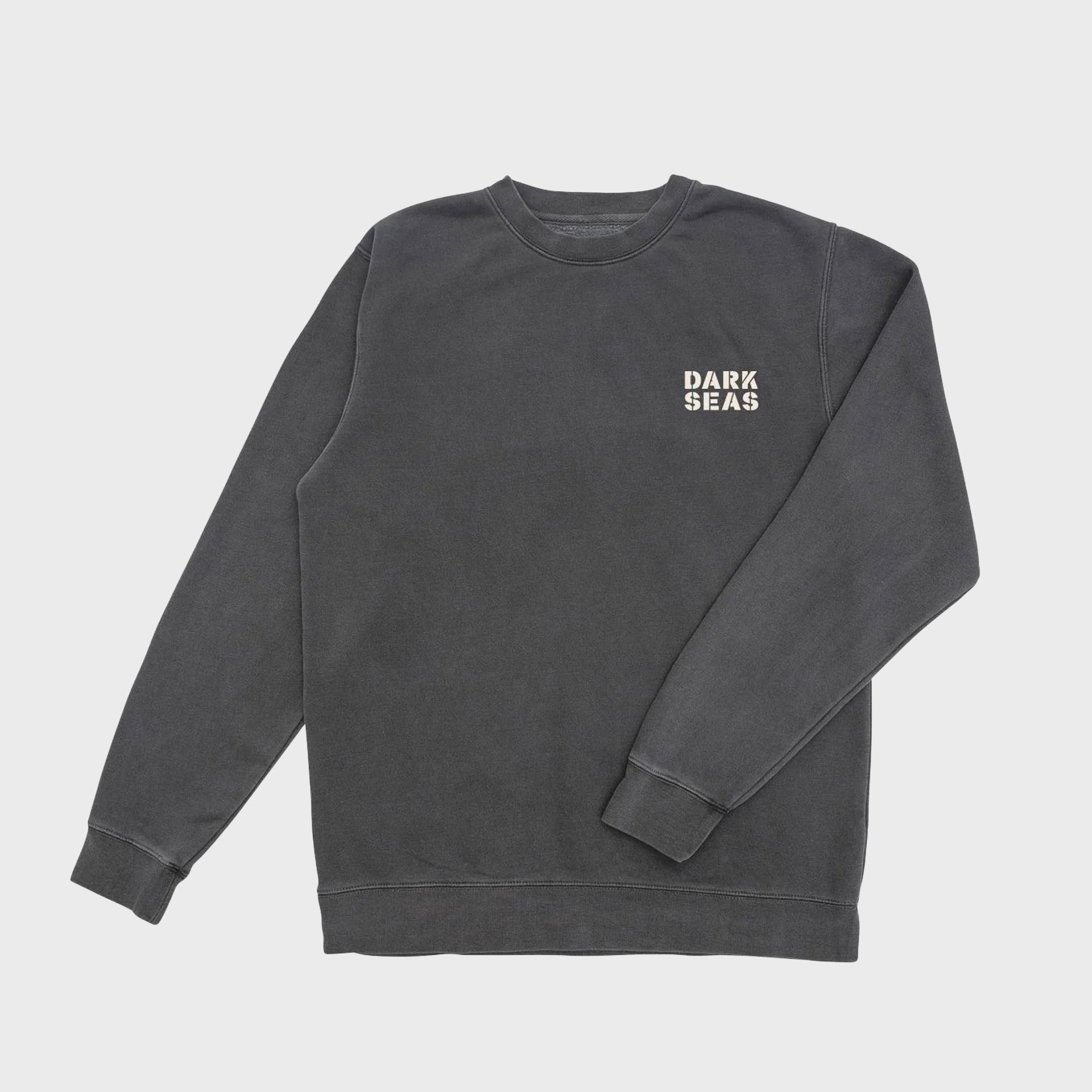 Dark Seas Offshore Crewneck Sweatshirt - Black - ManGo Surfing