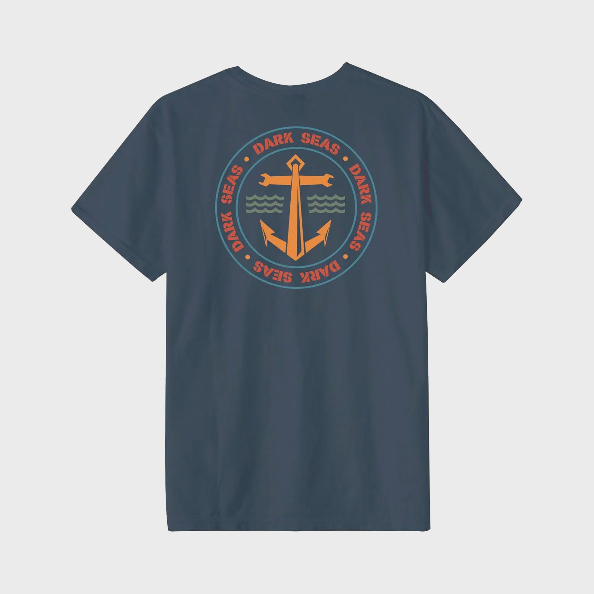 Dark Seas Offshore Pigment T-shirt - Slate Blue - ManGo Surfing