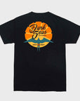 Dark Seas Sunset Mens T-shirt - Black - ManGo Surfing