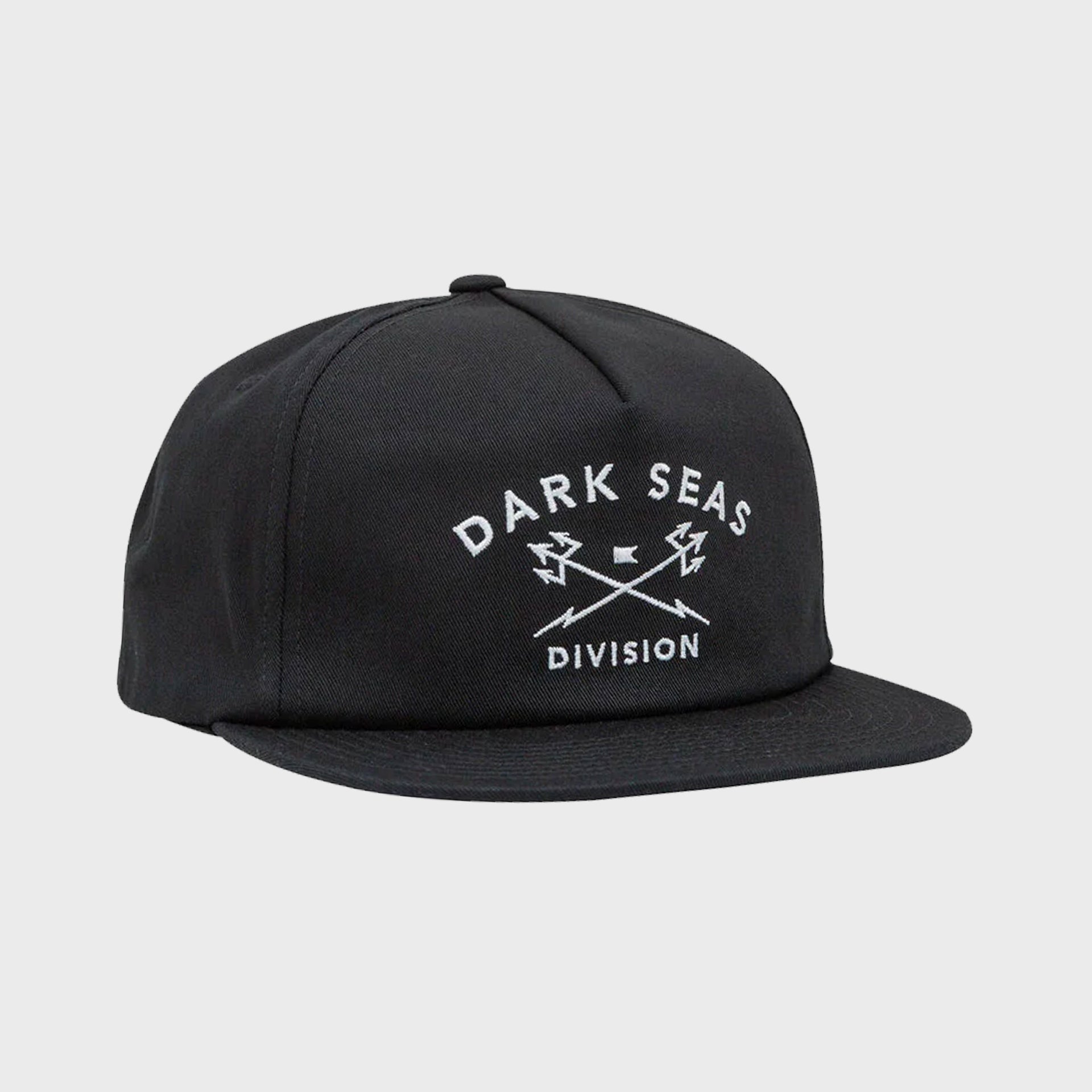 Dark Seas Tridents Snapback Hat - Black - ManGo Surfing