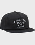 Dark Seas Tridents Snapback Hat - Black - ManGo Surfing