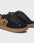 DC Shoes Mens Court Graffik Leather Shoes - Black/Brown/Gum